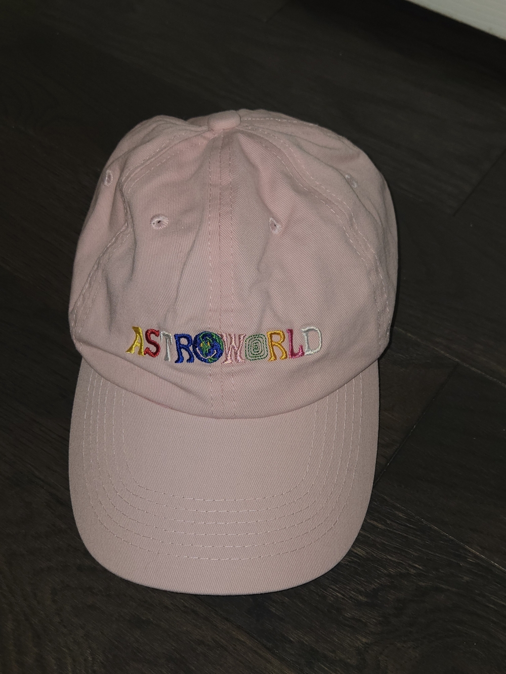 Travis Scott Astroworld Hat Cap Strap Back Wish You Were Here Pink Concert Fest
